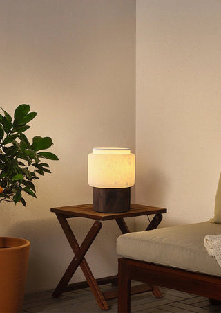 Luma Core Alabaster Table Lamp-Neutral Decor