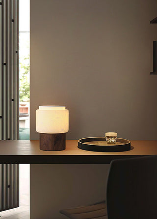 Luma Core Alabaster Table Lamp-Neutral Decor