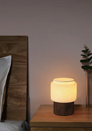 Luma Core Alabaster Table Lamp-Neutral Decor