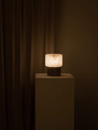 Luma Core Alabaster Table Lamp-Neutral Decor