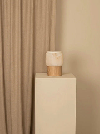 Luma Core Alabaster Table Lamp-Neutral Decor