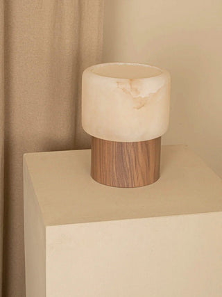 Luma Core Alabaster Table Lamp-Neutral Decor