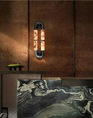 Gloxa Arc Twin Applique Murale en Albâtre