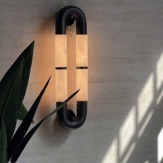 Gloxa Arc Twin Applique Murale en Albâtre