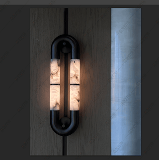 Gloxa Arc Twin Applique Murale en Albâtre