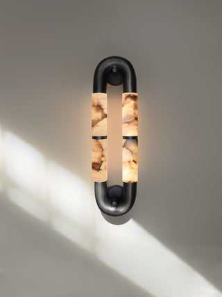 Gloxa Arc Twin Applique Murale en Albâtre