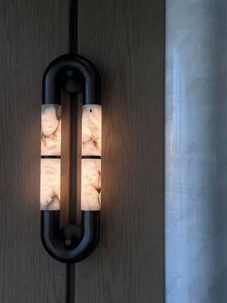 Gloxa Arc Twin Applique Murale en Albâtre