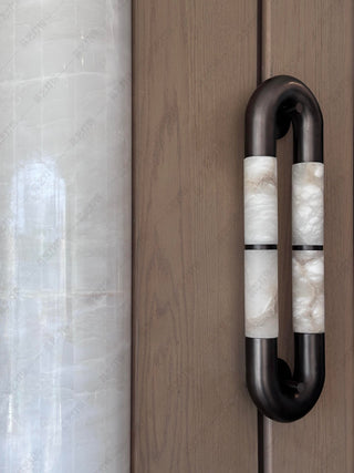 Gloxa Arc Twin Applique Murale en Albâtre