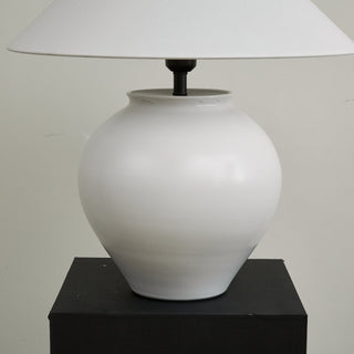 Serinina Lampe de Table en Tissu Classique
