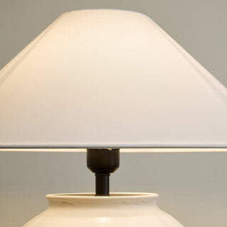 Serinina Lampe de Table en Tissu Classique