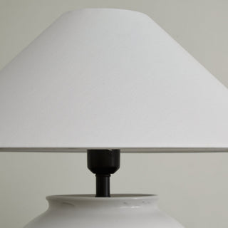 Serinina Lampe de Table en Tissu Classique