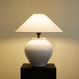 Serinina Lampe de Table en Tissu Classique