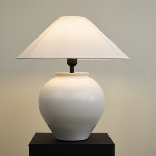 Serinina Lampe de Table en Tissu Classique