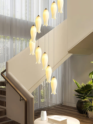 Sylirion Lustre en Albâtre et Laiton