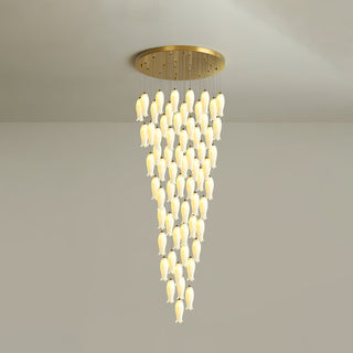 Sylirion Lustre en Albâtre et Laiton