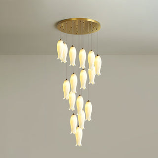 Sylirion Lustre en Albâtre et Laiton