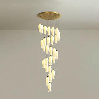 Sylirion Lustre en Albâtre et Laiton