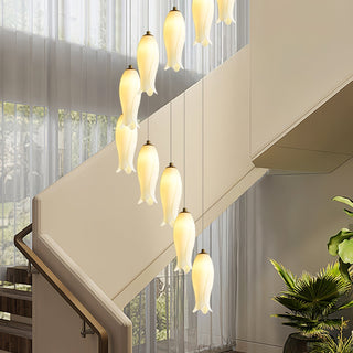 Sylirion Lustre en Albâtre et Laiton