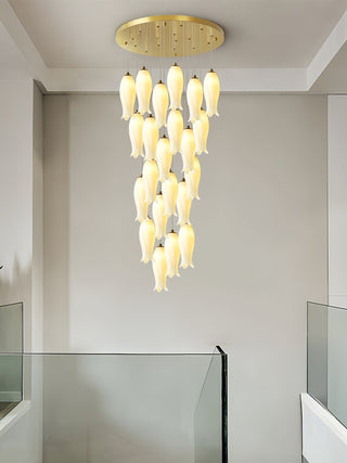Sylirion Lustre en Albâtre et Laiton