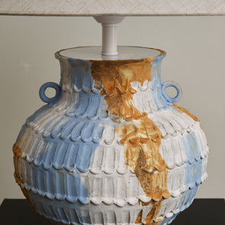 Artisan Lampe de Table en Céramique Rustique