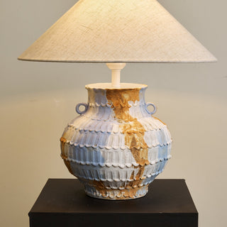 Artisan Lampe de Table en Céramique Rustique