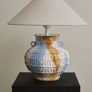 Artisan Lampe de Table en Céramique Rustique