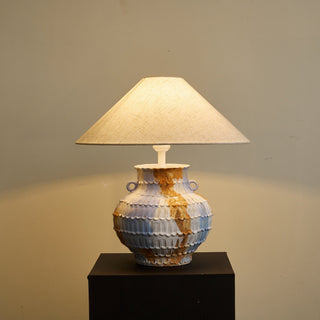Artisan Lampe de Table en Céramique Rustique