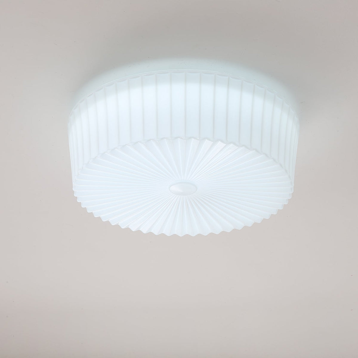 Dorora Plafonnier Tambour en Verre Radiant