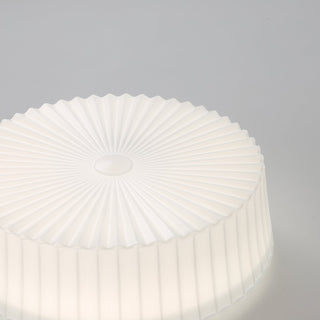 Lustra Plafonnier Tambour en Verre Radiant