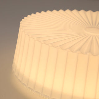 Lustra Plafonnier Tambour en Verre Radiant