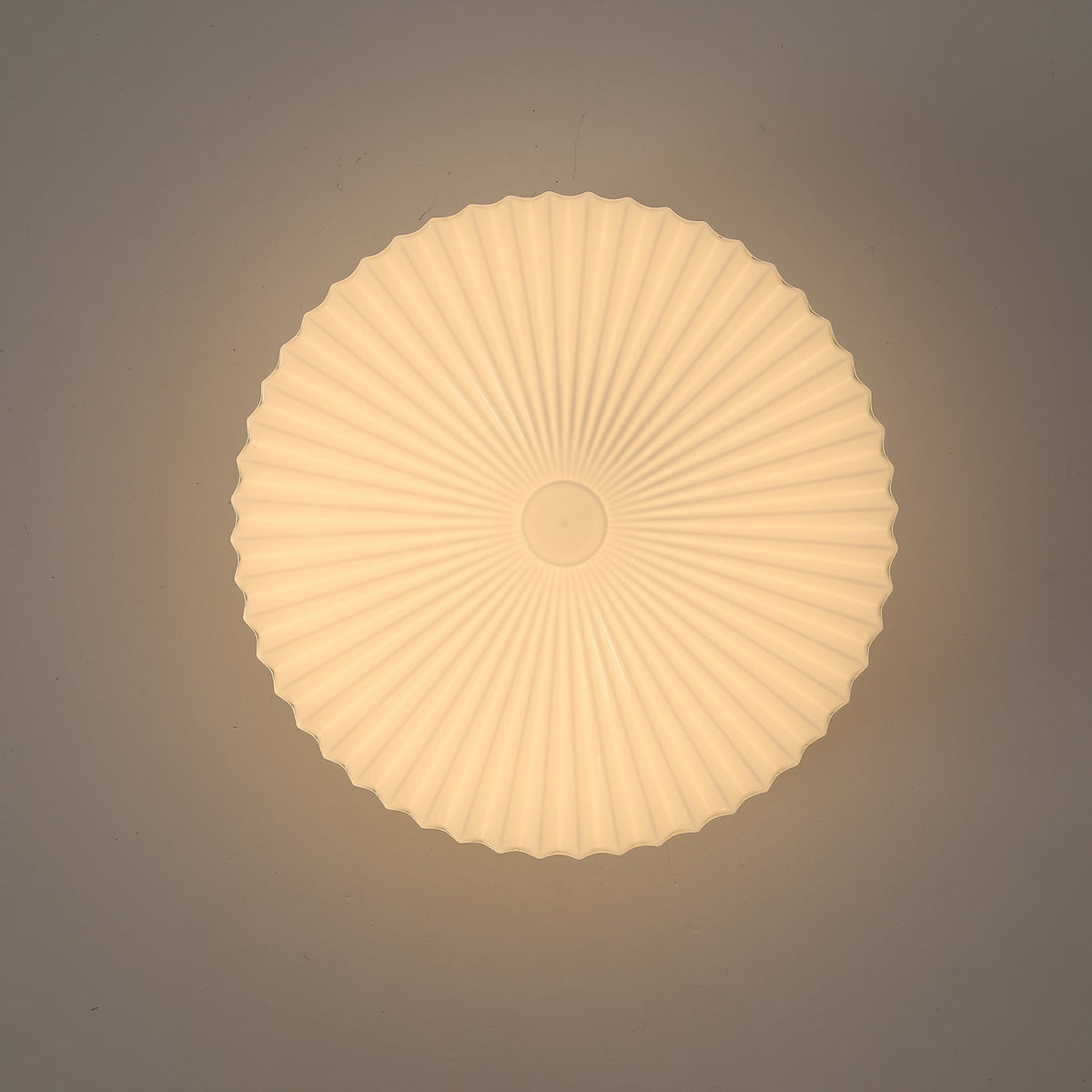 Dorora Plafonnier Tambour en Verre Radiant