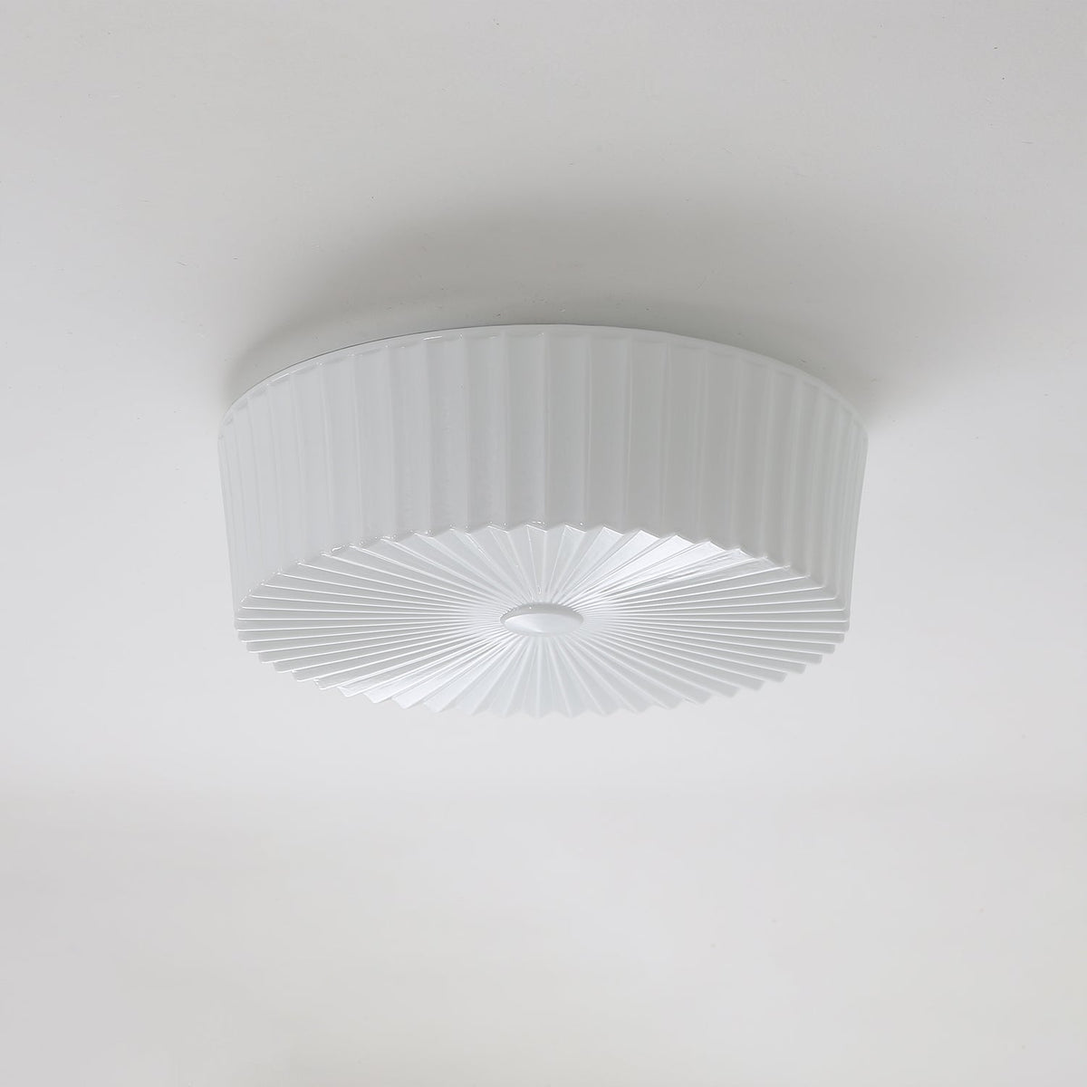 Dorora Plafonnier Tambour en Verre Radiant