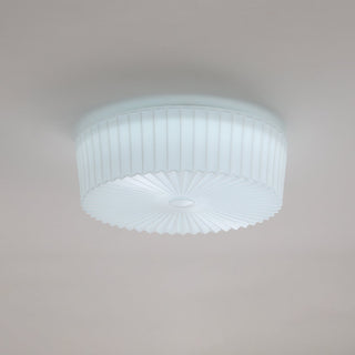 Lustra Plafonnier Tambour en Verre Radiant