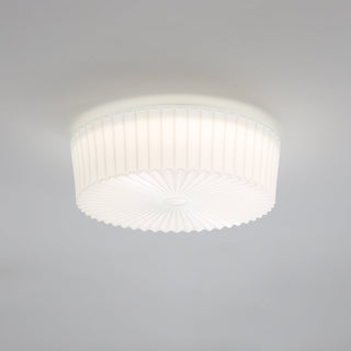 Lustra Plafonnier Tambour en Verre Radiant
