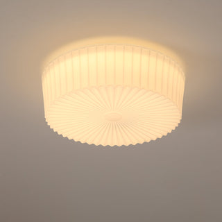 Lustra Plafonnier Tambour en Verre Radiant