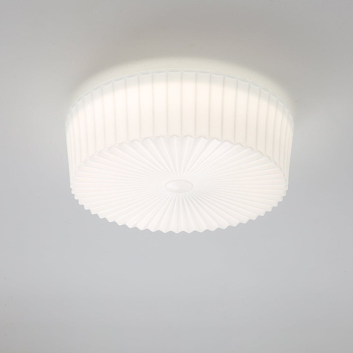 Dorora Plafonnier Tambour en Verre Radiant