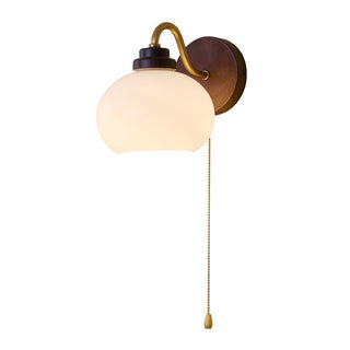 Bobble Applique Murale en Verre et Bois Premium