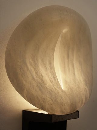 Lumen Rift Alabaster Wall Lamp-Neutral Decor