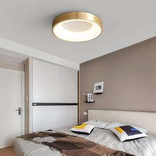 Zetheos Plafonnier Laiton Moderne Minimaliste-Luire