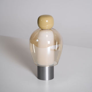 Nara Lampe de Table Artistique en Verre