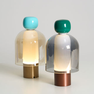 Nara Lampe de Table Artistique en Verre
