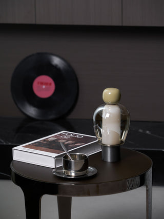 Nara Lampe de Table Artistique en Verre