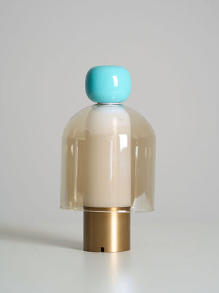Nara Lampe de Table Artistique en Verre