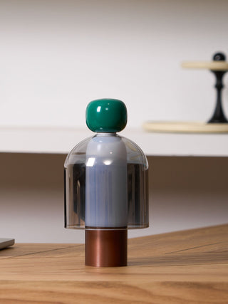 Nara Lampe de Table Artistique en Verre