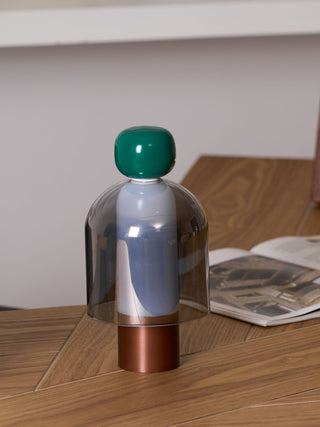 Nara Lampe de Table Artistique en Verre