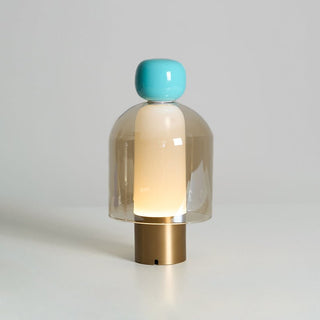 Nara Lampe de Table Artistique en Verre