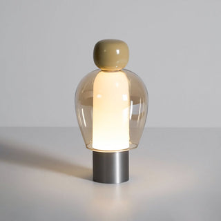 Nara Lampe de Table Artistique en Verre