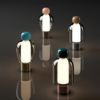 Nara Lampe de Table Artistique en Verre