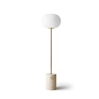 Iloryra Lampadaire en Travertin à Base Colonnaire