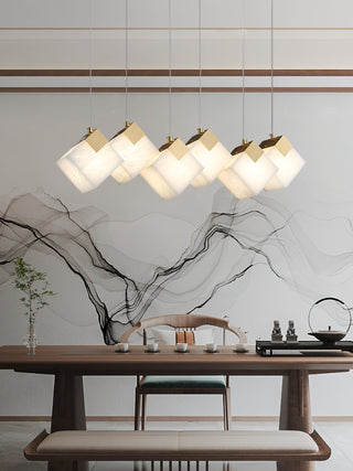 Vevariel Suspension Linéaire en Albâtre